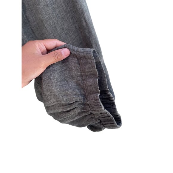 Ivan Grundahl Copenhagen Womens Waist 30 in Gray Linen Trouser Pants Size 42 - Picture 6 of 14